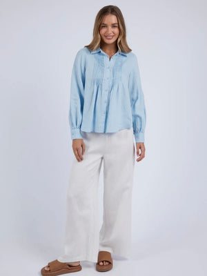 Foxwood Toulouse Blouse-Light Blue