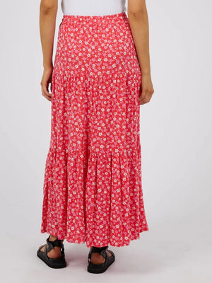 All About Eve Dolly Maxi Skirt-Red