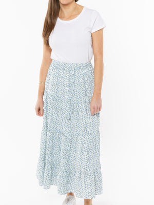 Seeking Lola Happy Maxi Skirt-Cornflour