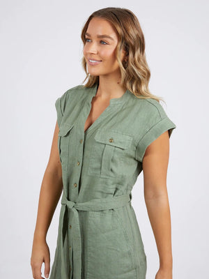 Foxwood Harlow Dress-Khaki