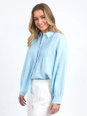 Foxwood Toulouse Blouse-Light Blue