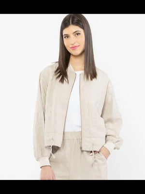 Seeking Lola Keen Jacket-Natural Linen