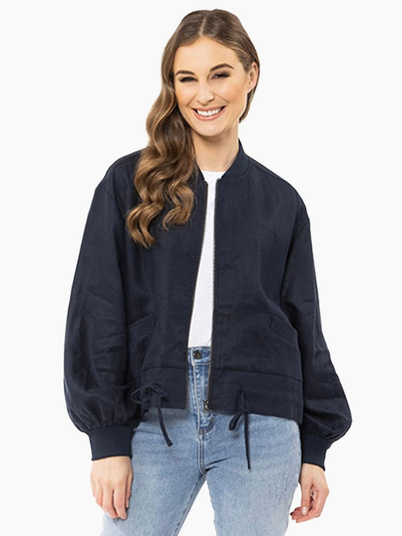 Seeking Lola Keen Jacket-Navy