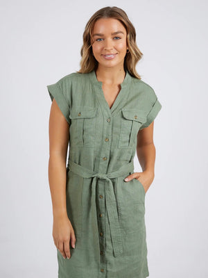 Foxwood Harlow Dress-Khaki