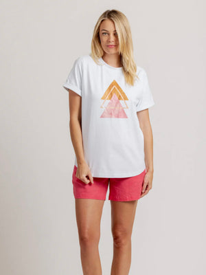 Mi Moso Arrow Tee-White