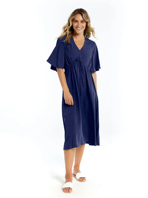 Betty Basics Cora Dress-French Blue