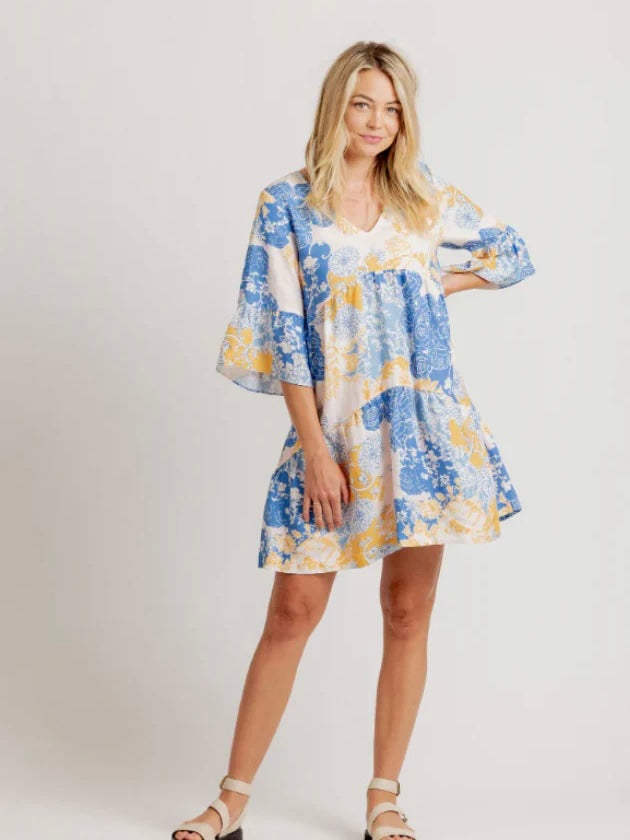 Mi Moso Midas Dress-Floral