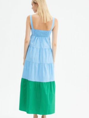 Compania Fantastica Midi Dress-Blue | NZ womens clothing | Trio Boutique Geraldine