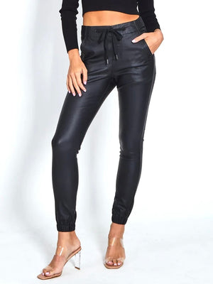Monaco Hayden Wax Jogger-Black | NZ womens clothing | Trio Boutique Geraldine