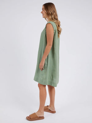 Foxwood Bastia Dress-Fern