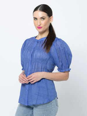 Seeking Lola Bonita Top-Sapphire