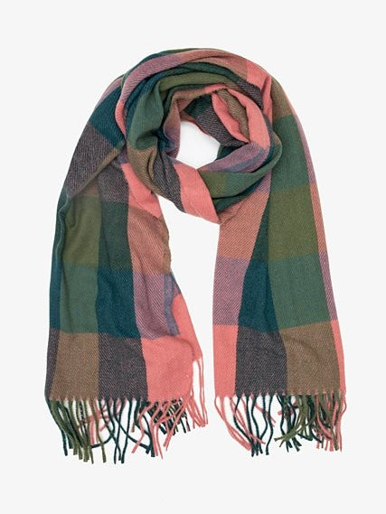 Antler Scarf-Whimsical Check | NZ womens clothing | Trio Boutique Geraldine