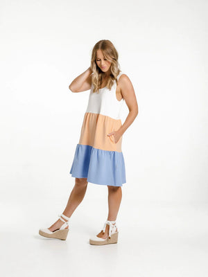 Home Lee Mischa Dress-Summer Block | NZ womens clothing | Trio Boutique Geraldine