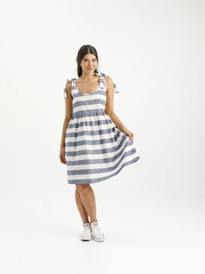 Home Lee Andi Dress-Beach Stripe