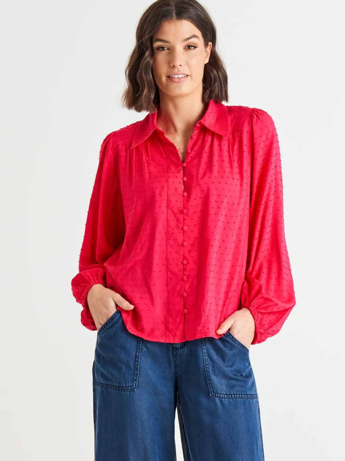 Betty Basics Sinead Shirt-Pink | NZ womens clothing | Trio Boutique Geraldine