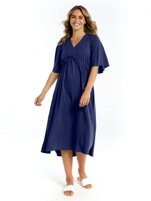 Betty Basics Cora Dress-French Blue