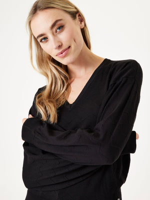 Garcia Pullover Top-Black | NZ womens clothing | Trio Boutique Geraldine