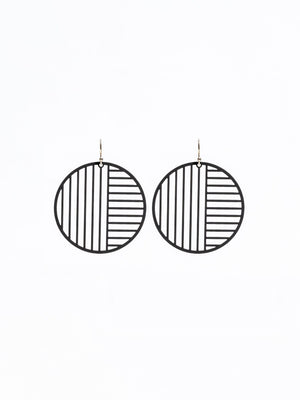 Stilen Morgan Earrings-Black