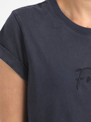 Foxwood Signature Tee-Navy