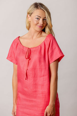 Moss Maison Dress-Magenta