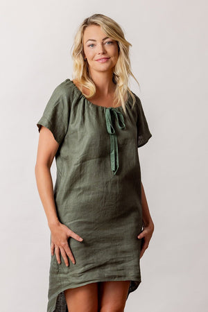 Moss Maison Dress-Pine