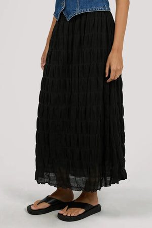 All About Eve Maude Maxi Skirt-Black