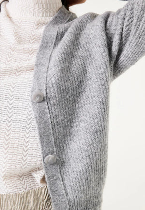 Garcia Cardigan-Mist Heather